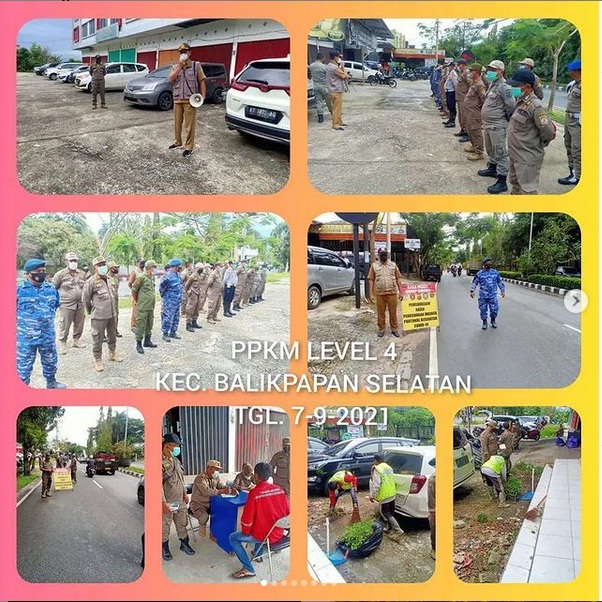 Laporan Giat PPKM Mikro Level 4 Kelurahan Sepinggan Raya tanggal 7 September 2021